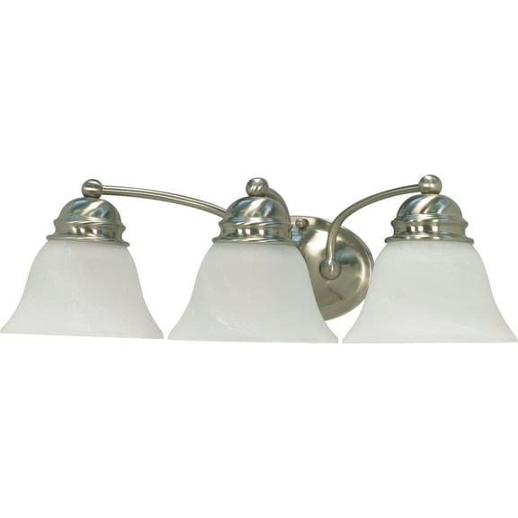 3 - Light Brushed Nickel/Silver Wall Sconce