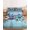 Purple SlateBlue Teal, variant on Queen Size Fitted Sheet Set - Spring Purple Flowers 3 Piece Bedding Sets 16" Deep Pocket Fitted Sheet with 2 Pillowcases, Floral Mottled Teal Wall Retro Brushed Microfiber Hotel Luxury Bed Sheets