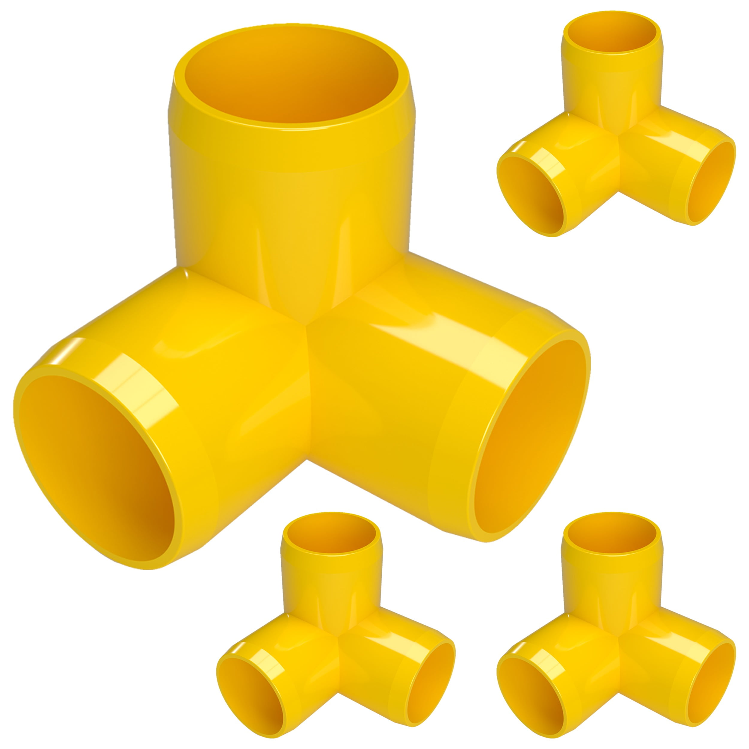 FORMUFIT PVC Fitting, 3Way Elbow Corner , Furniture Grade, 1" Size