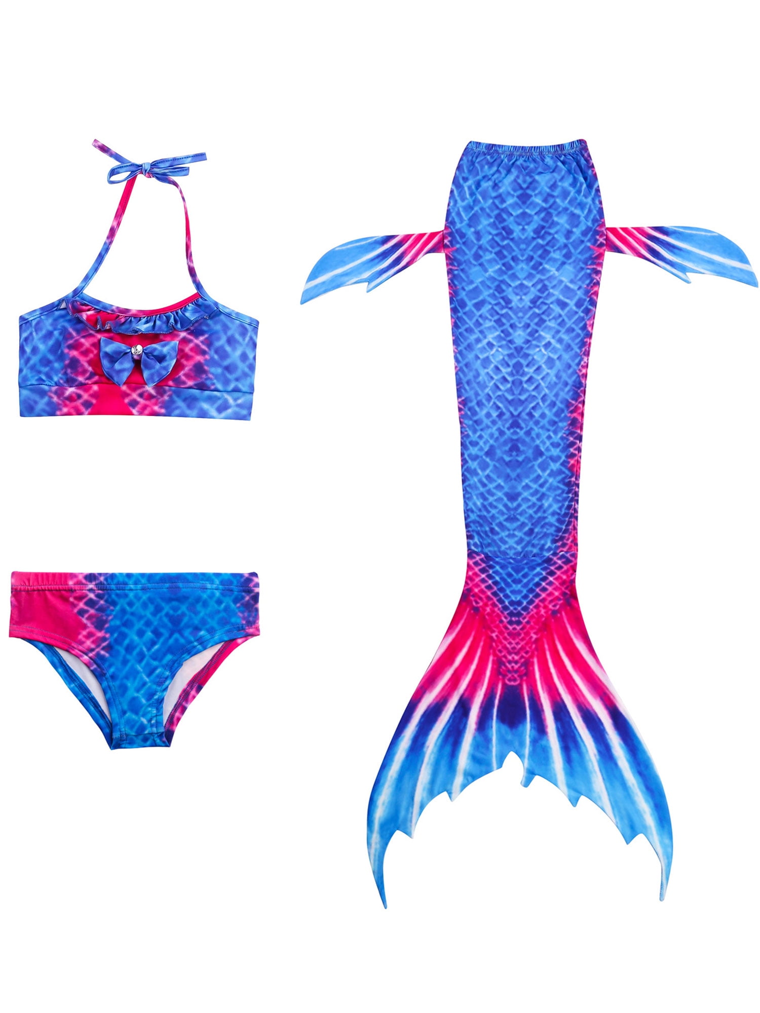 walmart girls mermaid bathing suit