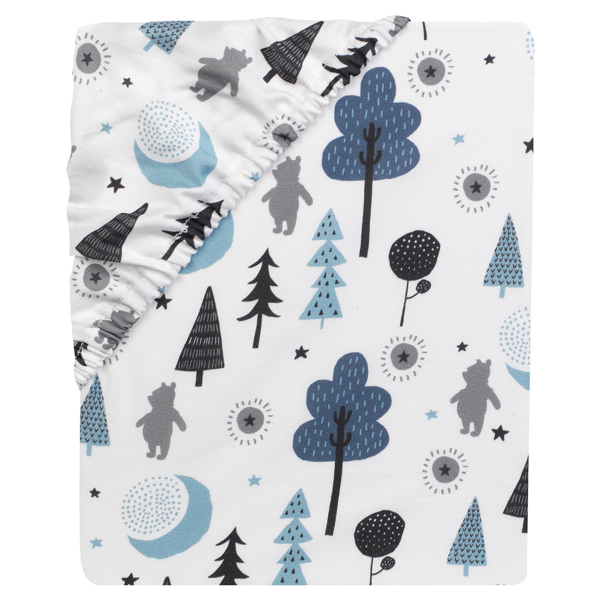 Lambs & Ivy Disney Baby Forever Pooh Fitted Crib Sheet photo 4