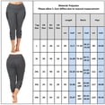 thumbnail image 4 of SpringTTC Women's Ladies Plus Size Yoga Pants Solid Hollow High Waise Running Leggings, 4 of 7