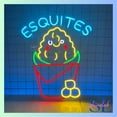 thumbnail image 3 of Shinelab Esquites Mexican Neon Sign, Street Corn Wall Art Light, Mexican Restaurant Wall Decor 01112, 3 of 4