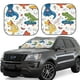 thumbnail image 1 of Balery Dinosaur Parasol para parabrisas de coche de 2 piezas | Parasol plegable para parabrisas delantero de coche para la mayoría de sedanes-Small, 1 of 6