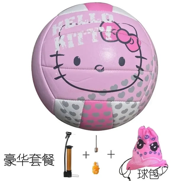 Hello Kitty Machine Sewn Volleyball 5 Match Training Volleyball