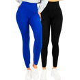 thumbnail image 1 of Set De 2 Legging Unitalla Mujer Mallones Leggins Mayon Mallas Térmico, 1 of 5