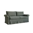 thumbnail image 4 of Home Design Emerson Rolled Arm 3-Seater Sofa, Upholstered with Nailhead Trim, Classic Gray Fabric, 4 of 8
