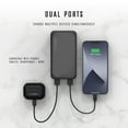 thumbnail image 5 of Pocket Juice Endurance AC 10,000mAh, Portable Power Bank Charger with Built-in Wall Plug, Black, 5 of 10