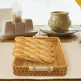 thumbnail image 3 of PAMINGONO Vintage Khaki Woven Basket 1Set for Rustic Kitchen and Home Storage and Display, 3 of 8