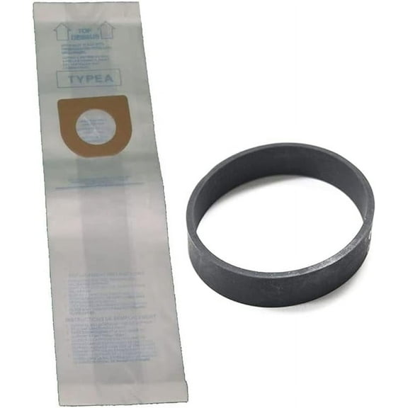 Replacement Part For Hoover Vacuum Cleaner 3 Paper Bags with 1 Flat Belt for Models C1800, C1810, U4347, U7069, U7071, C1800020, Ch50015, C1810020, C1805, C1815