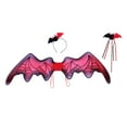 thumbnail image 3 of Accesorios de disfraz de ala de murciélago, accesorios de fotografía para niñas y niños, ala de pájaro para Halloween, fiesta de disfraces, juego de r, 3 of 8