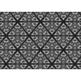 thumbnail image 1 of Ahgly Company Machine Washable Indoor Rectangle Transitional Midnight Gray Area Rugs, 2' x 5', 1 of 7