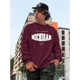 thumbnail image 2 of Michigan State Sports Style Sweatshirt Men -Image by Shutterstock, Male x-Large, 2 of 4