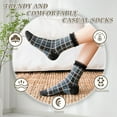 thumbnail image 2 of 5 Pairs Women's Floral Cotton Vintage Pattern Crew Novelty Ankle Ruffle Warm Casual Dress Socks, 2 of 6