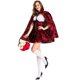 thumbnail image 3 of Exquisito vestido de Navidad nuevo Vestido de reina de discoteca gótica navideña Vestido de mucama de club europeo Cos, 3 of 3