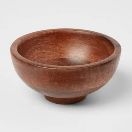 4oz Wood Mini Serving Bowl -