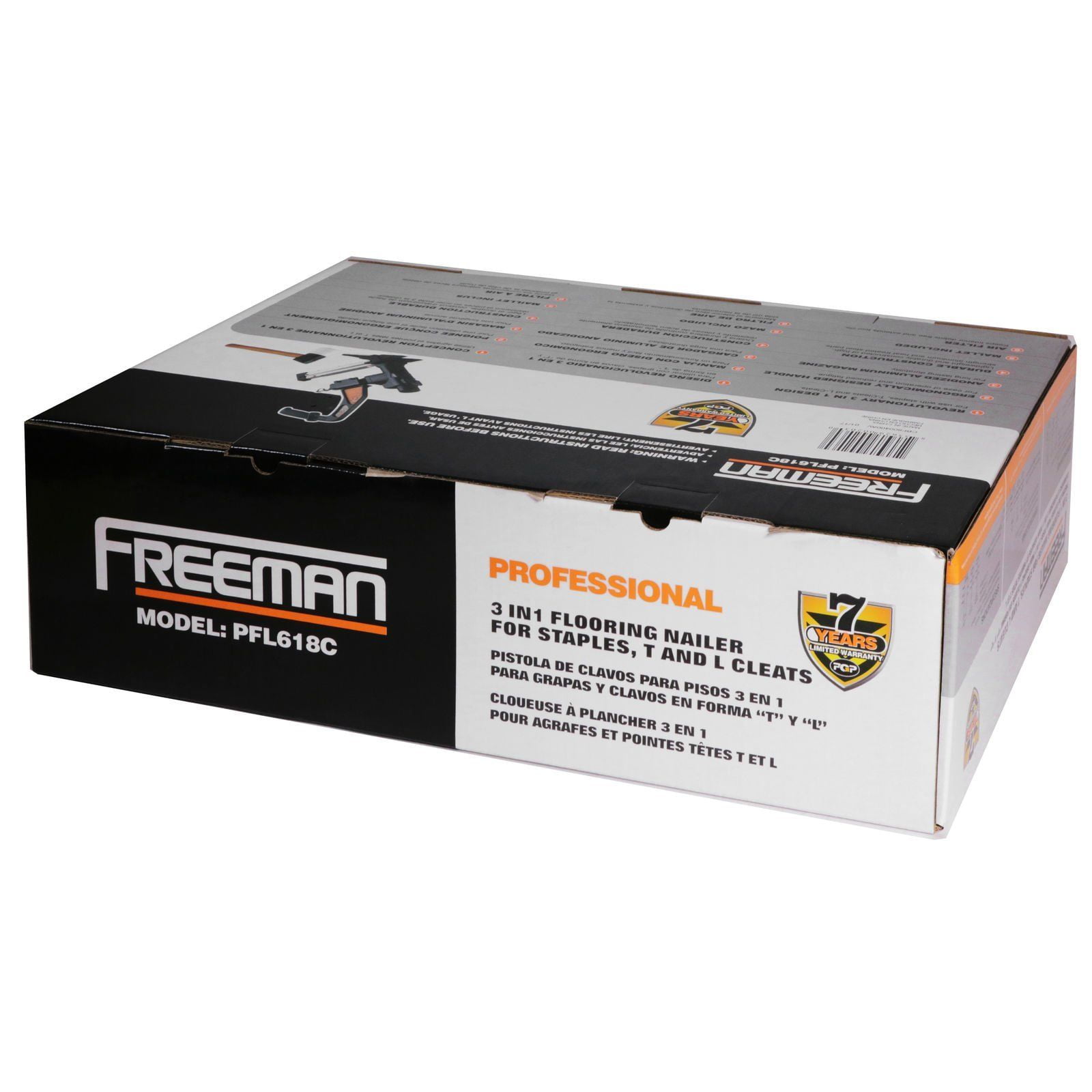 Freeman Pfl618c 3 In 1 Flooring Nailer Walmart Com