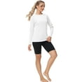 thumbnail image 5 of Weilanxin Women's UPF 50+ Sun Shirts Long Sleeve UV Protection Rash Guard Lightweight Quick Dry SPF Hiking Tops Outdoor White XL, 5 of 8