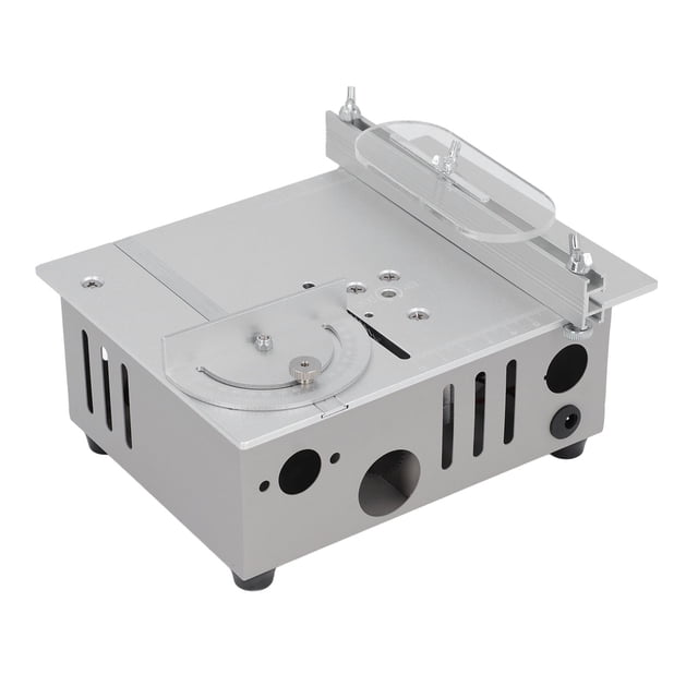 Scie de Table Réglable, 96W Compacte Multifonctionnelle Électrique pour Menuiserie, Métal, Plastique