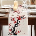 thumbnail image 3 of Table Runners 72 Inches Long Dress Scarves, Red Spring Floral Farmhouse Kitchen/Dining Table Runner, Coffee Tablerunners, Birds Branches Watercolor Flowers Rustic 13x72 Inch, 3 of 9