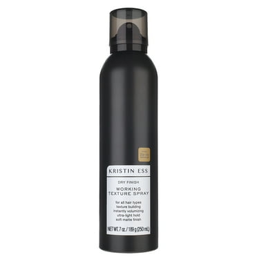 Kristin Ess Hair Dry Finish Working Texture Hair Spray for Volume   Texture, Light Hold Dry Texturizing Hairspray, Soft Matte Finish, 6.9oz