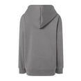 thumbnail image 7 of UngA Half Zipper Pullover Women 2025 Fall Hooded Sweatshirts Long Sleeve Cropped Hoodies Pullover Winter Fashion Clothes Women's Hoodie (Dark Gray,XL), 7 of 7