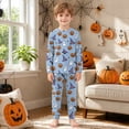 thumbnail image 5 of GCETTIC Toddler Boy Fall Outfits Boys Snug fit Cotton Pajama Set Matching Pajamas Comfortable Sleepwear Soft Cute Nightwear for Kids Light Blue Size,4-5 Years, 5 of 9