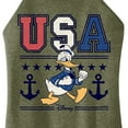 thumbnail image 3 of Disney - Americana - USA Donald  - Juniors High Neck Tank Top, 3 of 5
