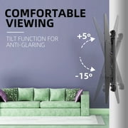 USX MOUNT Full Motion Tilting Swivel Leveling Articulating TV Wall Mount for 47-90 TVs, VESA 600x400mm, Fits 16/18/24 Wood Studs, Holds up to 120lbs