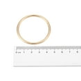 thumbnail image 5 of 40mm Metal O Rings Non-Welded for Straps Bags Belts DIY Gold Tone 30pcs, 5 of 5