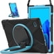thumbnail image 2 of Funda colorida para Samsung Tab A7 de 10,4 pulgadas T500 con correa para el hombro, soporte de anillo ajustable grande y protección contra golpes., 2 of 5