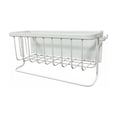 thumbnail image 1 of Estante para especias de acero inoxidable para refrigerador, organizador de cocina, estante para refrigerador Blanco, 1 of 9