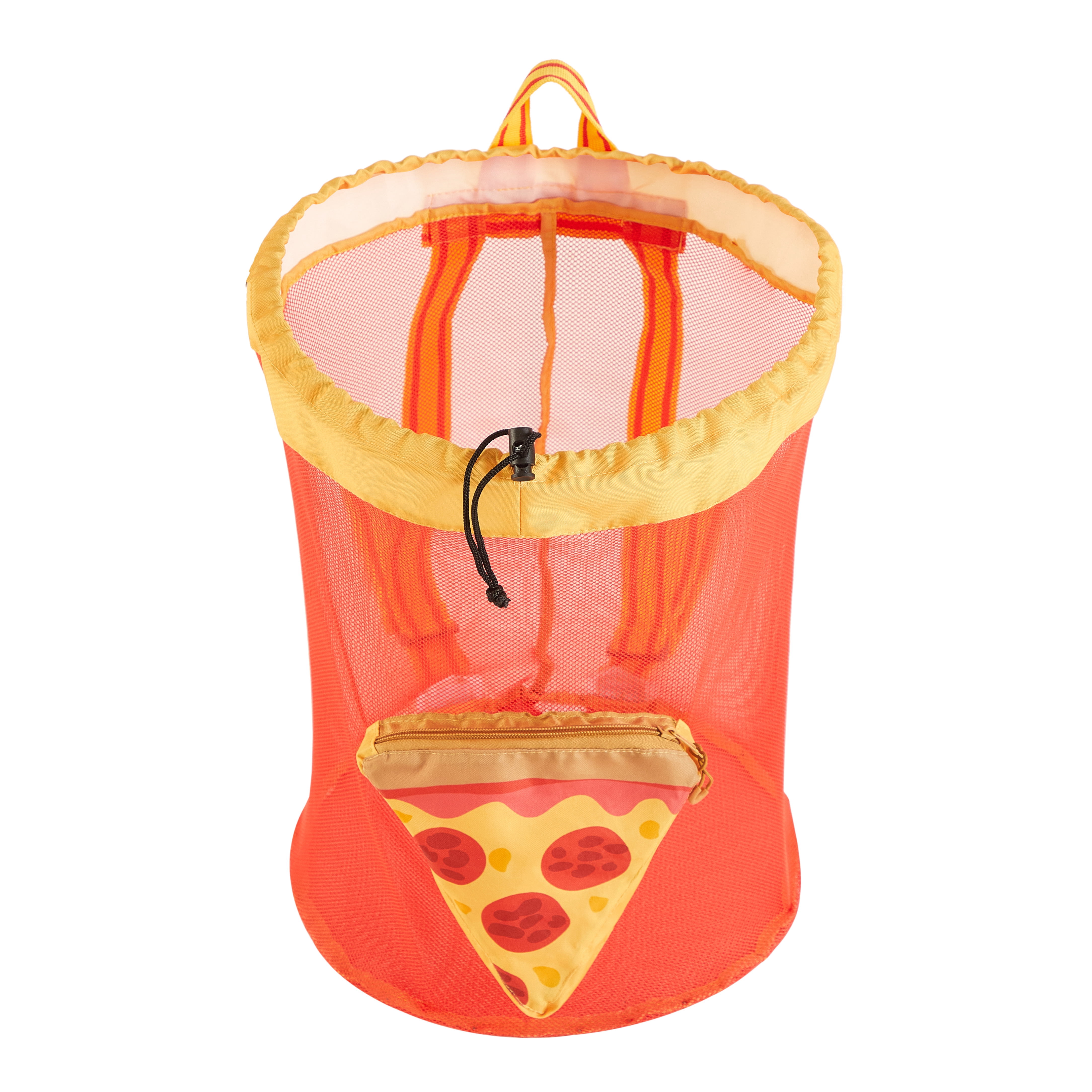 Sunshine Squad Pizza Beach Convertible Mesh Backpack
