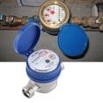 thumbnail image 2 of Domqga Water Flow Gauge, 1.5m3/h 0-40℃ Watermeter, Easy To Install Portable Mechanical Water Meter, Garden For Home, 2 of 8