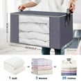 thumbnail image 4 of Large Capacity Clothes Storage Bag Foldable Blanket Storage Containers for Organizing Bedroom Closet, 4 of 9