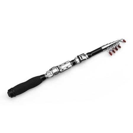 - Portable Mini Telescopic Fishing Rod 1.0m - 2.3m Retractable Ultralight Fiberglass Fishing Rod Pole