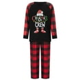 thumbnail image 2 of Hirigin Family Matching Christmas Pajama Set Long Sleeve Round Neck Tops/Romper Plaid Print Trousers, 2 of 9