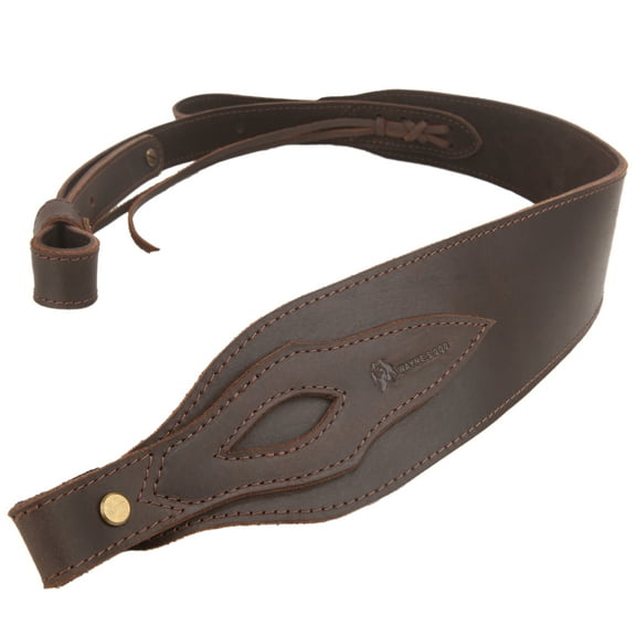 WAYNE'S DOG Cowhide Leather Rifle Sling Padded Shotgun Strap Belt