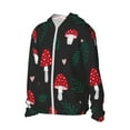 thumbnail image 2 of Daiia Amanita Mushroom UPF 50+ Sun Protection Hoodie Jacket Lightweight Long Sleeve Sun Shirt for Women Men with Pocket Hiking Outdoor-3X-Large, 2 of 9