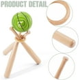thumbnail image 6 of 3PCS 7 Inch Baseball Bat 1PC Wooden Baseball Ring Unfinished Mini Baseball Bat Unpainted Wood Bats for Painting Keychain Action Figures DIY Craft Projects Ball Sports Party Favors, 6 of 9