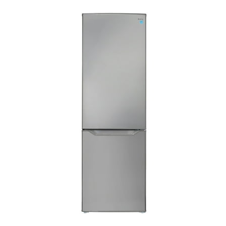 Danby 10.3 cu. ft. Bottom Mount Apartment Size Fridge in Stainless Steel Look DBMF100B1SLDB