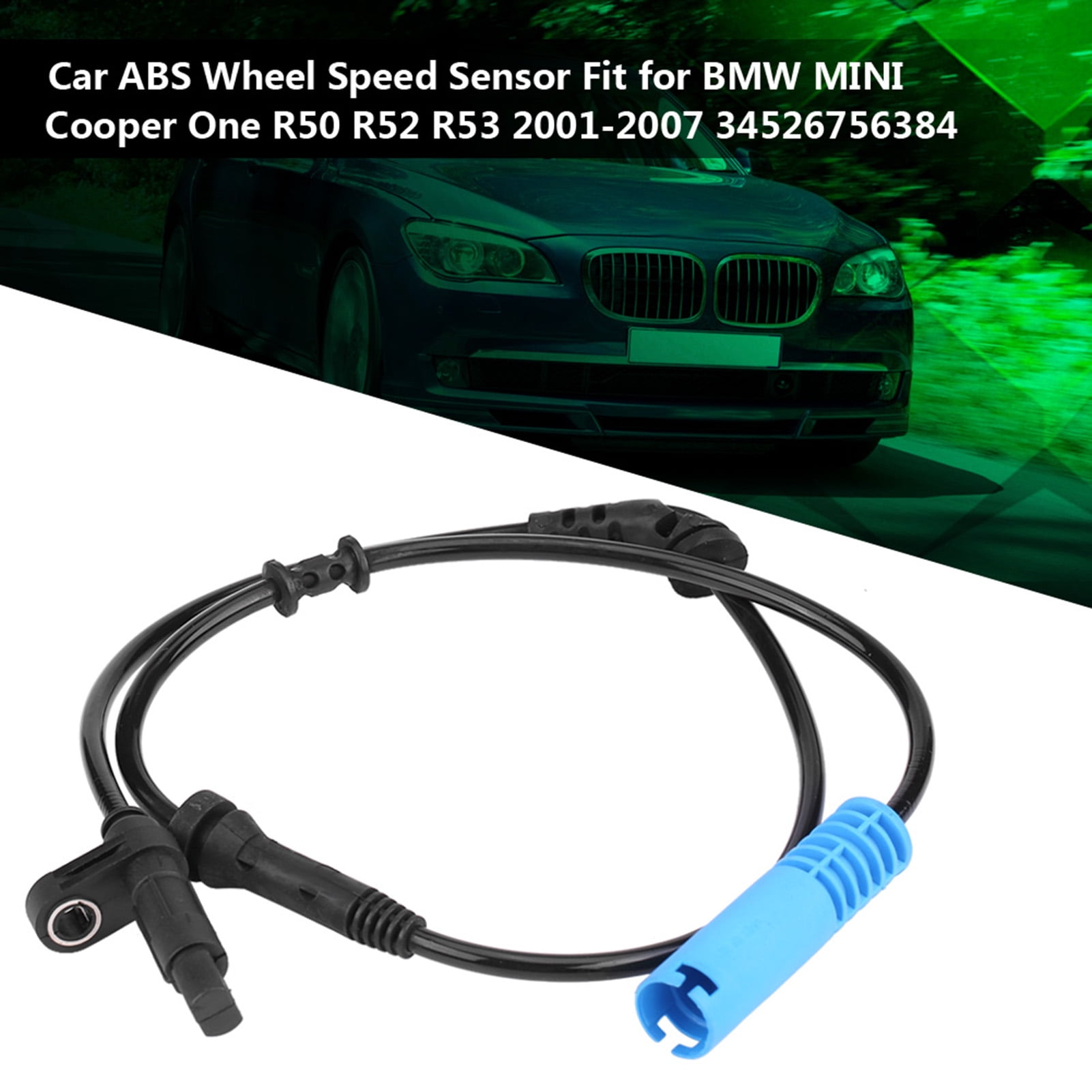 2 x Front ABS Wheel Speed Sensor For BMW MINI Cooper One R50 R52 R53 2001-2007 2 x Front ABS Wheel Speed Sensor For BMW MINI Cooper One R50 R52 R53 2001-2007