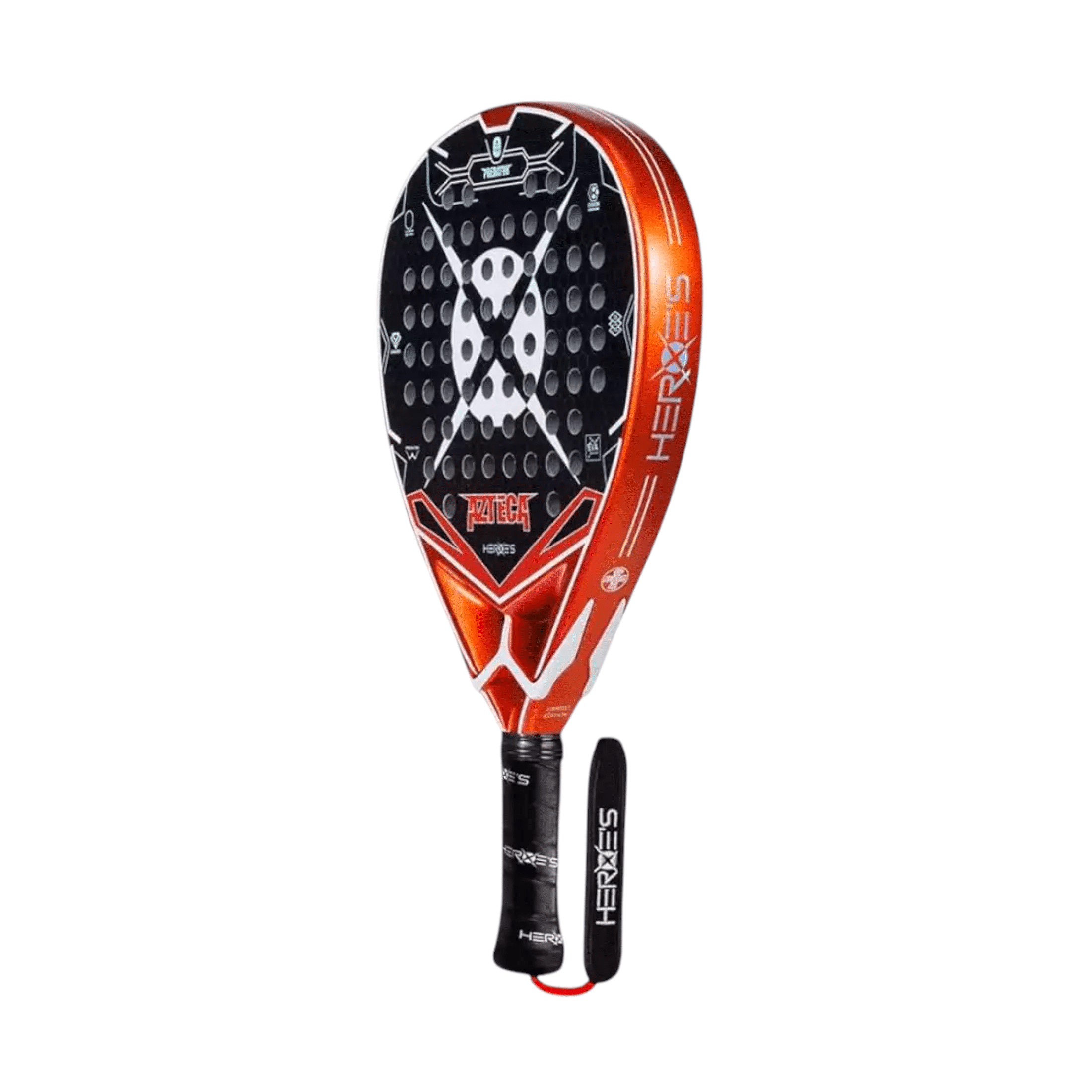 Heroe's Brand Italia AZTECA 2025 – Professional 12K Carbon Diamond Padel Racket
