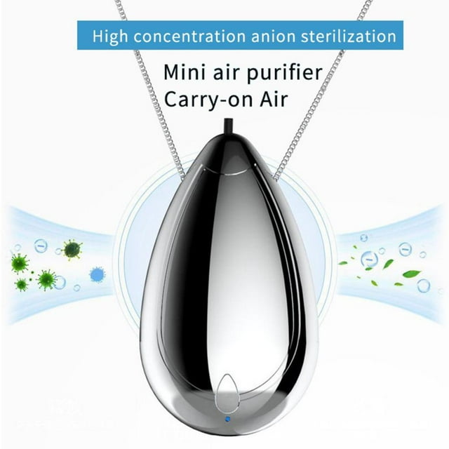 Feltree New Necklace Neck Hanging Portable Gas Purifier Mini Negative Ionic Gas Purifier