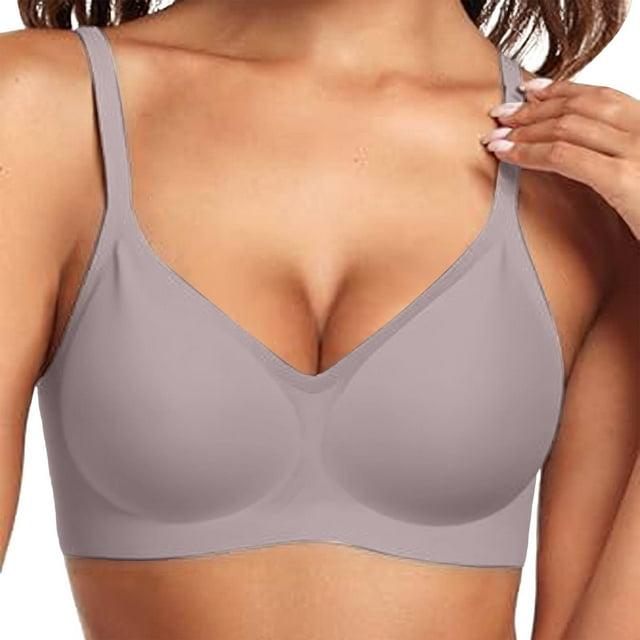 Brasier Sujetador Push-up Cómodo, sin Costuras y con Aros para Mujer Mediana
