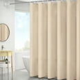 thumbnail image 4 of Dinheiro 1 pieza cortina de baño de color sólido peva cortina de baño gruesa impermeable lisa, 4 of 5