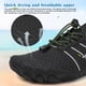 thumbnail image 5 of Zapatos Agua Secado Rápido Descalzo Aqua Calcetines Playa para Hombres Mujeres (42) Negro, 5 of 9