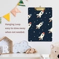 thumbnail image 4 of FORMRS Acrylic Clipboard with Low Profile Clip Standard A4 Letter Size, 12.5" x 9", Rocket Pattern, 4 of 8