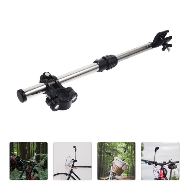 Raindrops 2pcs Bicycle Umbrella Mount Stand Versatile Holder For Bikes And Wheelchairs For Rain And Sun Protection