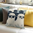 thumbnail image 3 of BANET Pillow Cases Ghost Throw Pillow Covers Home Decor Cushion Case for Halloween Decorations 18x18in, 3 of 5